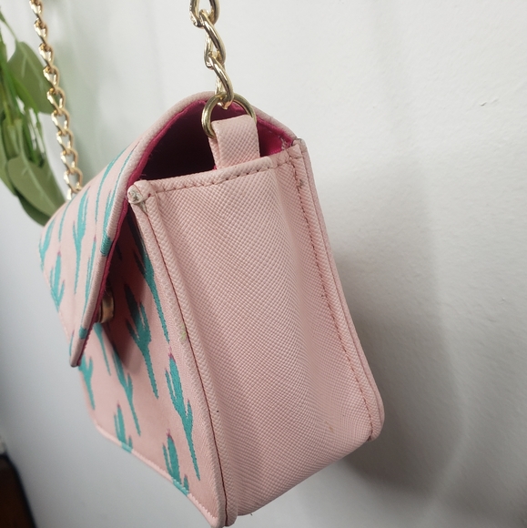 Deb & Dave Cactus Print Mini Crossbody Purse NWOT - Picture 5 of 8